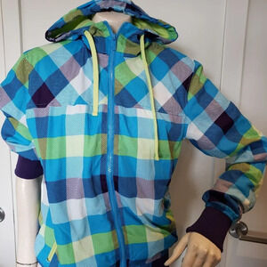 FSBN  Bomber jacket Loose Fit Colorful Blue Green